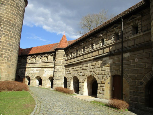 Der Innenhof der Festung