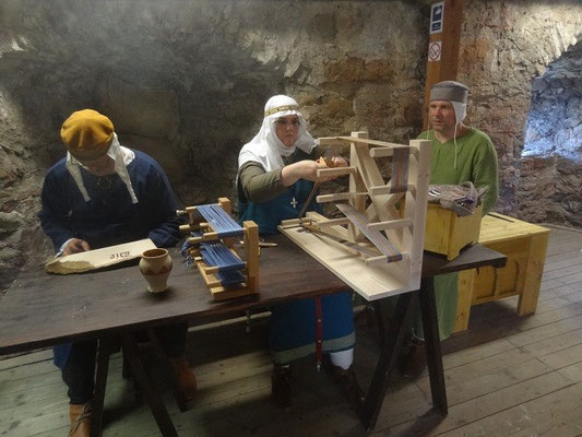 Natürlich haben wir auch wieder fleißig im Turm gearbeitet.