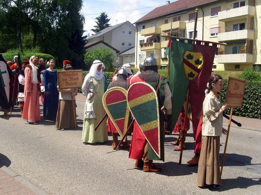 Der Umzug beginnt.