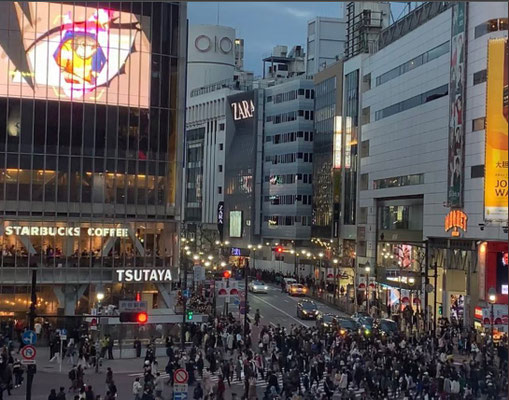 DJ Fishy at Famous Shibuya cross point