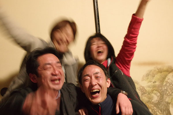 どのあたりからこうなったかは不明ですが・・・楽しそう、と、我ながら　笑