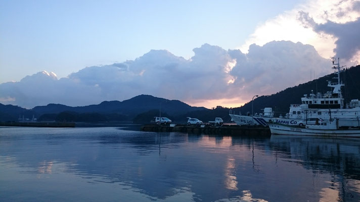 朝の海のすがすがしさ・・・