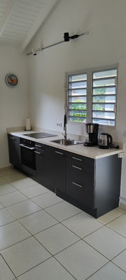 Kuechenzeile-Ferienhaus-CAS-IGUANA-Urlaub-Curacao-Karibik-Villapark-Fontein
