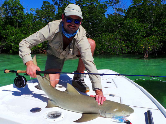 FFTC.club - Fly fishing Bahamas - Crooked and Acklins ISLAND - Lemon Shark