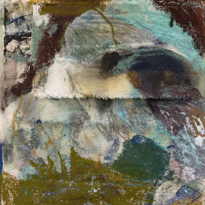 Anna Bittersohl | Haltbarkeit | 2024 | Öl,Bleistift auf Leinwand | 30x30 cm