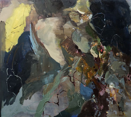 Anna Bittersohl | this is how it feels to be alone | 2022 | Öl auf Leinwand | 180x200 cm