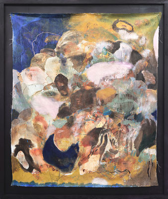 Anna Bittersohl | Neuschnee | 2023 | Mixed Media | 248x208,5 cm