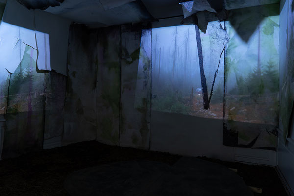 Anna Biersohl & Phlipp Kummer | 36° | 2023 | installation view, exhibition "Glasshouse" | KISS Kunst im Schloß e.V. Untergröningen