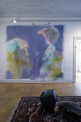 Anna Bittersohl | sea should be effortless/ Variation für Stuckraum | 2023