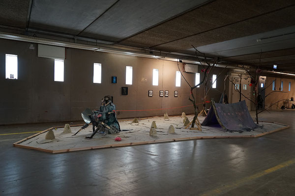 Anna Bittersohl & Philipp Kummer | die Unendlichkeit der Dinge | 2018| installation view, Big Art 3 | Bijlmerbajes, Amsterdam