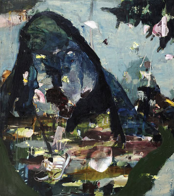 Anna Bittersohl | some things need no names | 2021 | Öl auf Leinwand | 170x150 cm