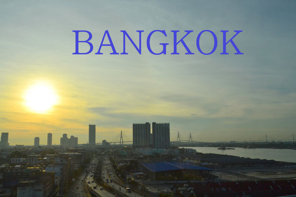 Lever du soleil sur Bangkok