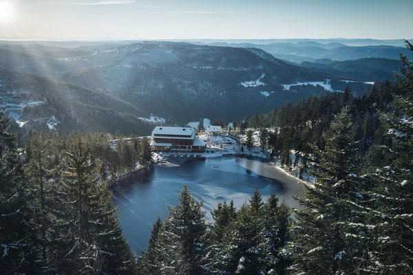 Mummelsee, Nordschwarzwald, Baden-Württemberg, Deutschland