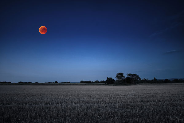 27.07.2018, Totale Mondfinsternis, Baden-Württemberg, Deutschland