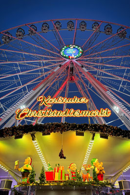 Christkindlesmarkt, Karlsruhe, Baden-Württemberg, Deutschland