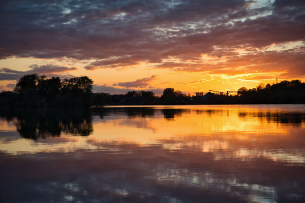 Goldkanal (bei Rastatt), Baden-Württemberg, Deutschland