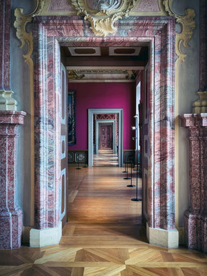 Innenansicht Schloss Rastatt, Baden-Württemberg, Deutschland