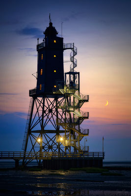 Leuchtturm Obereversand, Nordsee, Deutschland