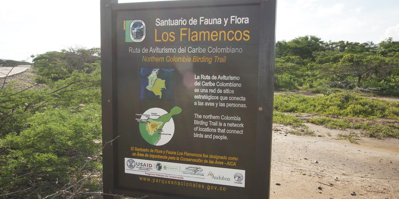 Nationalpark der Flamingos  wo sich bis zu 10 000 Stück versammeln