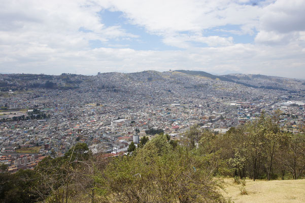 Ausblick auf Quito
