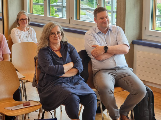 Martina Krieg DVS Luzern und Thomas Minder Präsident VSLCH