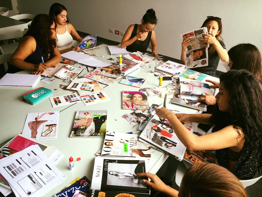 ALUMNOS DE LA CARRERA INTERNACIONAL EN CLASES - ASESORÍA DE IMAGEN & PERSONAL SHOPPER