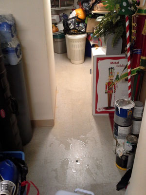 Water seeping into basement after sump pump failed