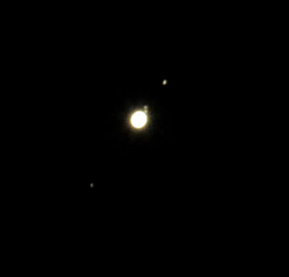 Jupiter und seine Monde (16.12.2013; 20:51 Uhr)