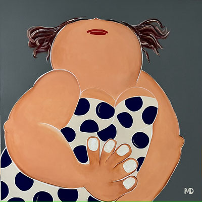 Je veux touchez le ciel - 100x100 - acryl