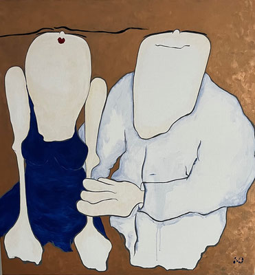 Just the two of us - 120x120 - acryl