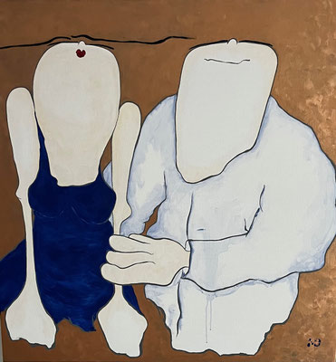 Just the two of us - 120x120 - acryl