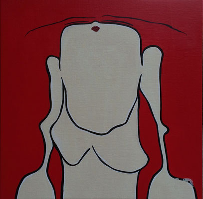 Let it be me (R) - Acryl - 50x50