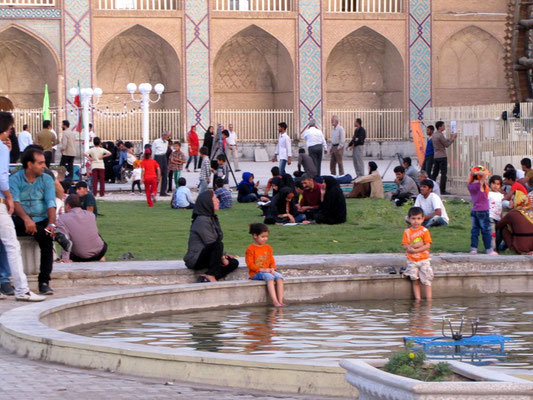 in Yazd  Abkühlung