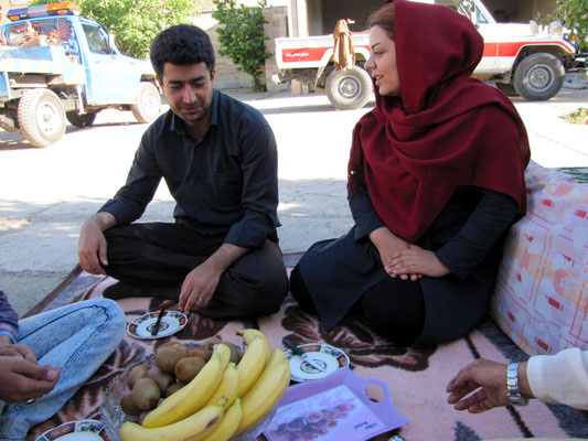 Hassan mit seiner Frau Somayeh