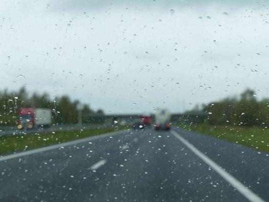 Unser ständiger Begleiter... der Regen...