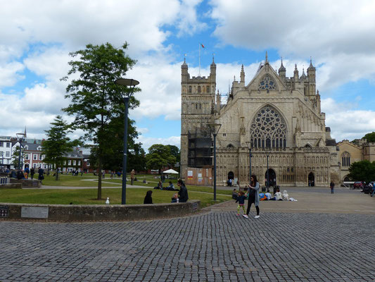Exeter Cathedral in Exeter