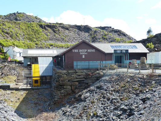 Llechwedd Slate Caverns in Blaenau Ffestiniog