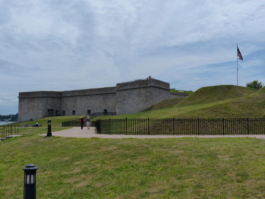 Fort Trumbull State Park in New London