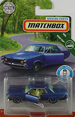 Matchbox 2019-02-1138 ´64 Pontiac Grand Prix / Zweitfarbe (Neuauflage SF 20A Pontiac GP Sports Coupe von 1970)