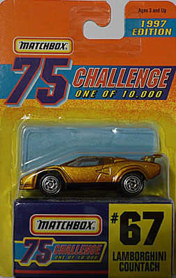 Matchbox 1997-67 Gold Challenge-Lamborghini Countach