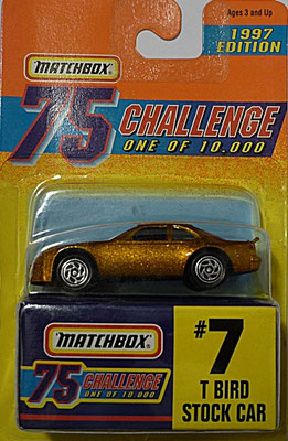 Matchbox 1997-07 Gold Challenge-T-Bird Stock Car