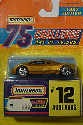 Matchbox 1997-12 Gold Challenge-Audi Avus