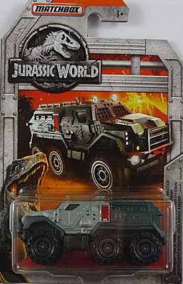 Matchbox Jurassic World 2018-02-1114 Armored Action Truck / neues Modell