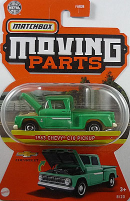 MatchboxMoving Parts  08/20 1143 1963 Chevy C10 Pickup