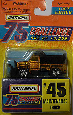 Matchbox 1997-45 Gold Challenge-Maintenance Truck