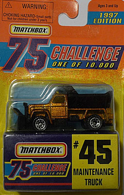 Matchbox 1997-45 Gold Challenge-Maintenance Truck