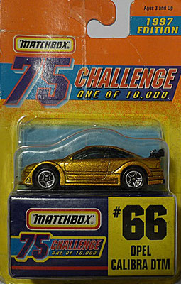Matchbox 1997-66 Gold Challenge-Opel Calibra DTM
