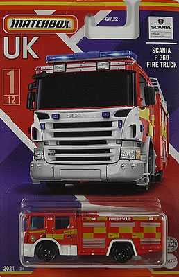 Matchbox UK 1086 Scania P 360 Fire Truck