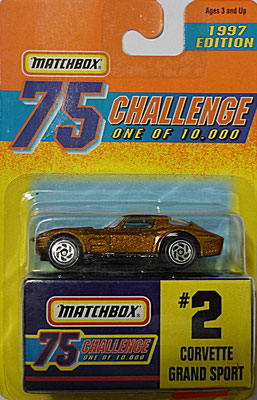 Matchbox 1997-02 Gold Challenge-Corvette Grand Sport