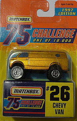 Matchbox 1997-26 Gold Challenge-Chevy Van